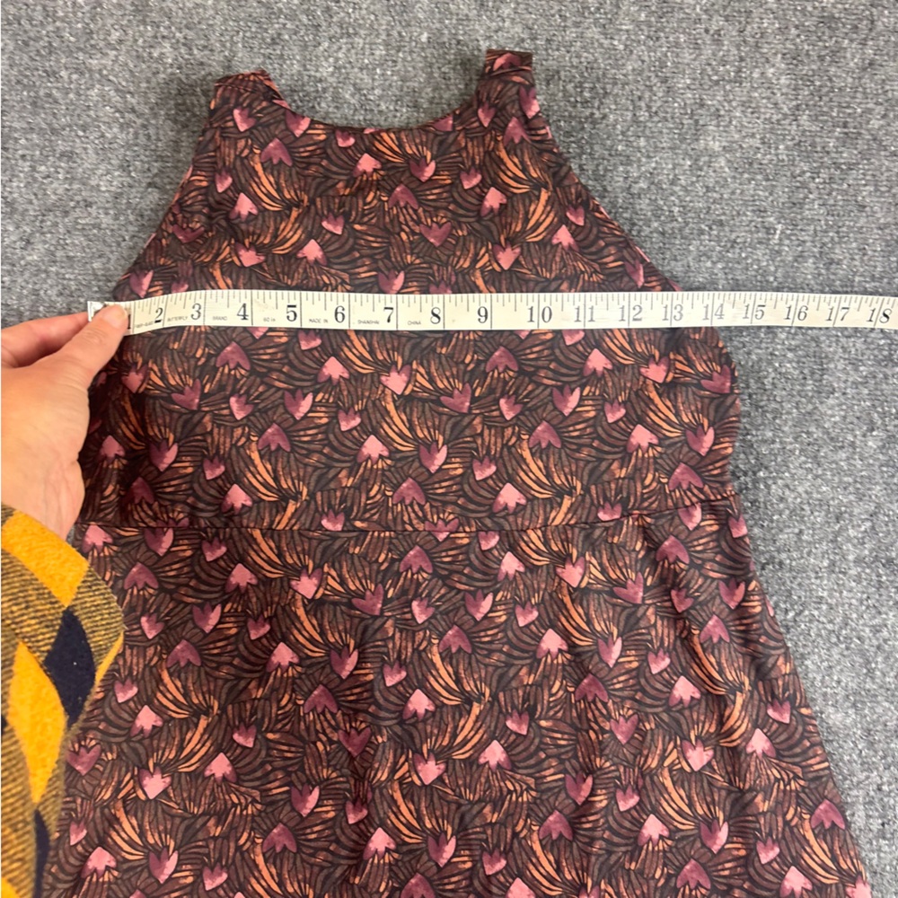 PATAGONIA Women’s Magnolia Spring Dress Block Party: Fertile Brown size: Small - Picture 6 of 10